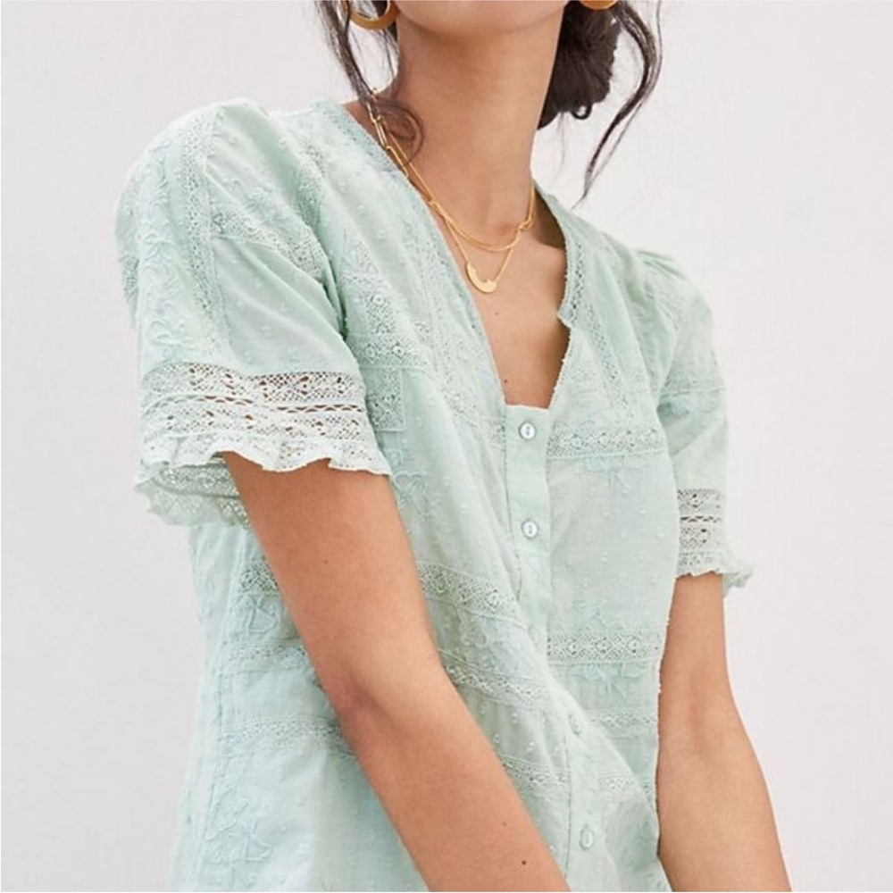Anthropology Forever That Girl Lace Top
